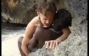 African teen acquires anal drilled between assignments