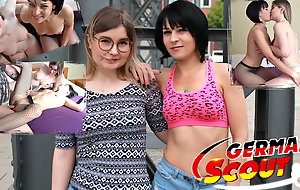GERMAN SCOUT - CANDID BERLIN GIRLS’ FIRST FFM THREESOME PICKUP