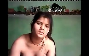 Indian teen lesbian girl find worthwhile herself by fingering say no to tight pussy