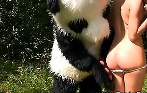 Fetish legal age teenage receives off with toy panda