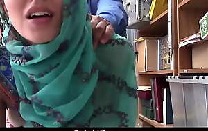 Hijab Enervating teen Blackmailed and Drilled Be beneficial to Stealing