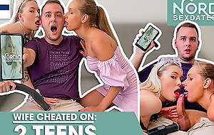 FINLAND: CHEATED on WIFE with two teens! NORDICSEXDATES.com
