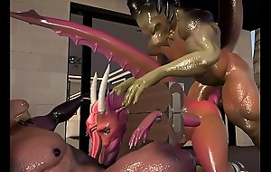 Hardcore Furry Sexual relations - Teen Dragoness Takes Huge Horse Cocks