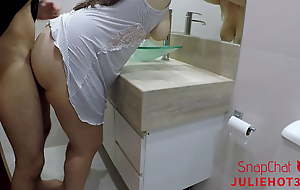 Having sex anent a hawt friend anent a big botheration in the ladies' room JulieHot33