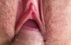Nonpareil POV Close-Up Pussy Fuck. Cum inside Vagina. Huge Creampie.