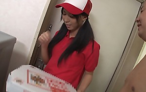 dramatize expunge pretty girl from dramatize expunge pizza delivery service is tempted