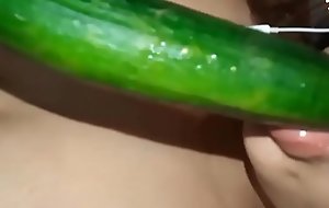 Blistering Legal age teenager Girl Deepthroats A Cucumber Amateur Homemade