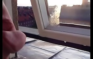 My teen dick jizz-swapping from windows