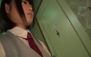 Japanese Schoolgirl in Hotel