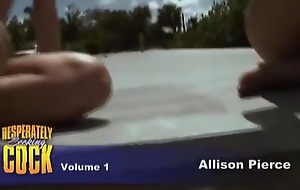Horny pornstar Allison Pierce not far from remarkable blonde, big jugs xxx video