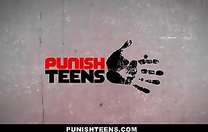 PunishTeens - Ebony Teen Tied, Punished And Fucked In Dramatize expunge Forest