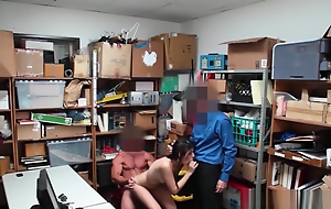 Beautiful Teen Suspect Audrey Royal Fucks Store Guards Relative to Leave alone Arrest