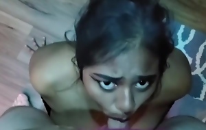 RAI IS BACK -Busty Indian teen gives messy deepthroat