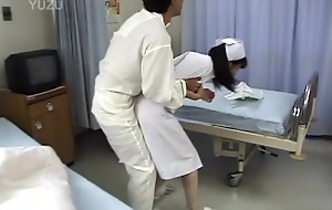 Lovely forlorn nurse gives junkie and gets cum on all sides of over body after hot sex
