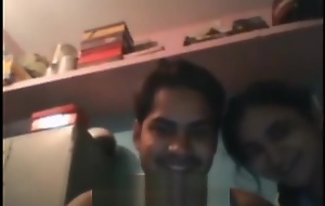 Indian Couple Blowjob n Webcam Recreation Sahil n His Wife