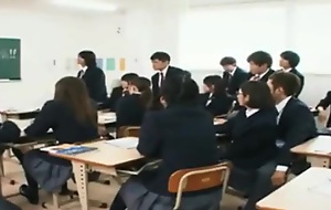 japanese schoolgirl strip in hired hall