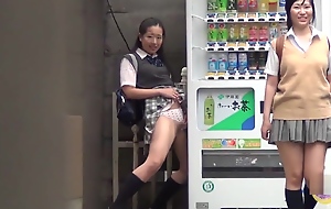 japanese schoolgirls principal peeing