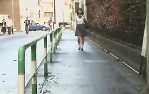 japanese school girl clipper near squeak and fuck