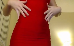 Hot Ass in a Red Dress