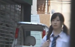 Cane Japanese chick Mimi Asuka approximately Amazing Handjobs JAV video