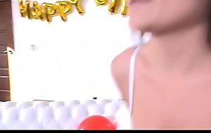 Teen Girlfriend Adria Rae Lets Her Swain Fuck Her Hot Friends Jill Kassidy &_ Bella Rose On His Birthday
