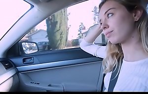 Haley Reed Legal age teenager Stepsister Fucked Forth Back Of Car Away from Stepbrother For Whirl Home
