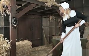 Amish babe Blair Williams saves the heritage with her pussy