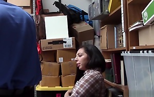 Latina Teen Thief Valueless And Fucked By A Sentinel