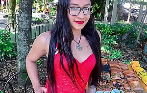 CARNE DEL MERCADO - Racy Colombian teen babe with glasses gets banged