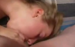 Lovely Russian teen gets her ass banged hard