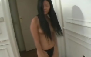 Amateur Asian teen girlfriend fucked permanent with facial shot