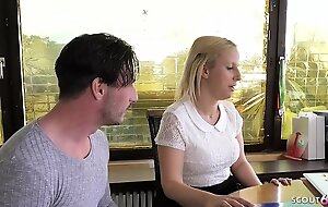 German Crammer Seduce Curvy Teen Jana Schwarz to Fuck at Home Lesson