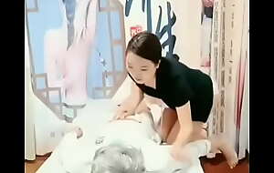Chinese girl essay sex during palpate be proper of white hair man