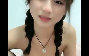 cute oriental girl fucking her boyfriend on webcam