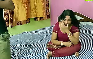 Indian Hot xxx bhabhi having sex with pithy penis boy! She is not happy!