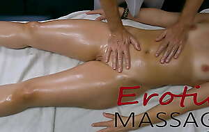 College Teen Acquires Erotic Massage