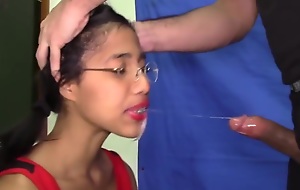 Colombian college girl get deepthroat