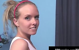 Prex Blonde Inexperienced Teen Brittany Strip Teases On Webcam!