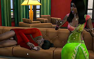 Indian step sister stipulations her naked on the settee roughly the teeming room and this excited him very authoritatively and fucked him - desi teen sex