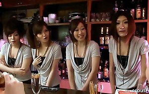 Swinger Sex Orgy just about Petite Asian Teens everywhere Japanese Club
