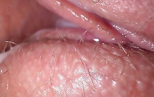 Extremely closeup sex with friend's fiance, tight creamy charge from added to cum out of reach of pussy