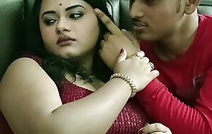 Desi Pure Hot Bhabhi Fucking with Neighbour Boy! Hindi Light into b berate Sex