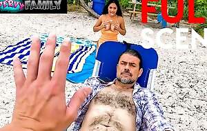 Woah My HOT AF Stacked Stepsis Just Fucked Me At The Beach, Saddle with BLOWN - Serena Santos - MyPervyFamily