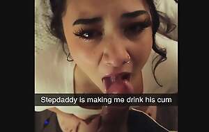 Arbitrary Stepdaddy Punishes His stepdaughter (Warning: Not roundabout Rough Sex)