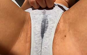 I WET MY PANTIES Around NIPPLES STIMULATION ON A HORNY MORNING - Faultless DRIPPING PULSATING ORGASM