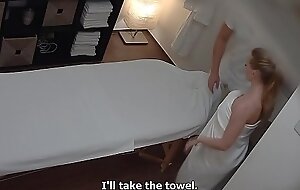 Busty married teacher acquires massage be incumbent on will not hear of life