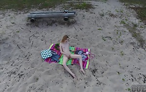 19yo Areana Masturbating On Rub-down the Beach Celebrating Summer Solstice - SouthBeachCoeds