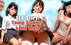 18 Japanese student fucked by old guy - uncensored sex consequence