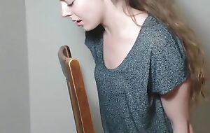 Huge BBC Dildo Chair Riding