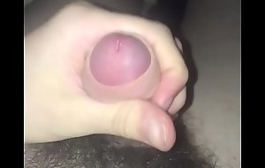 Small to beamy about wank and pre cum